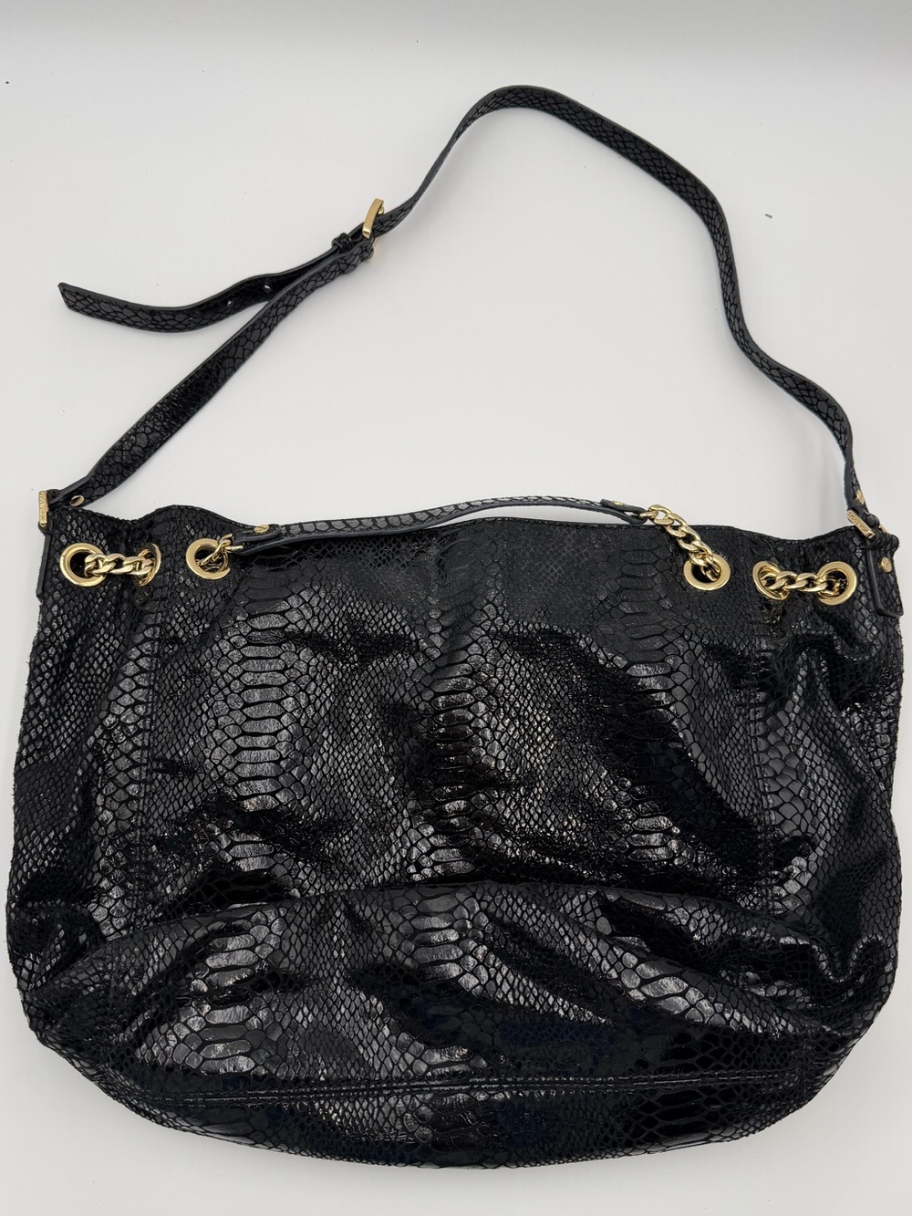 Michael Kors Python Embossed Hobo - Picture 4 of 4